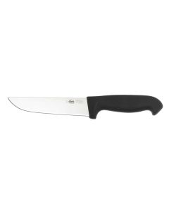 Wide Butcher Knife, Polyamide Handle, Black