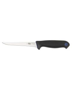 Narrow Fillet Knife, Elastomer Handle, Black