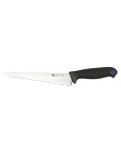 Chef's Bread Knife, Elastomer Handle, Black