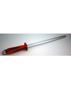 Oval Steel 30 cm (12") 2 coloured handle Red Individual